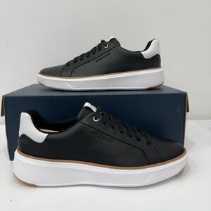 Cole Haan GP Topspin Sneaker C34225 Lace Up Black White Men Size 9 M